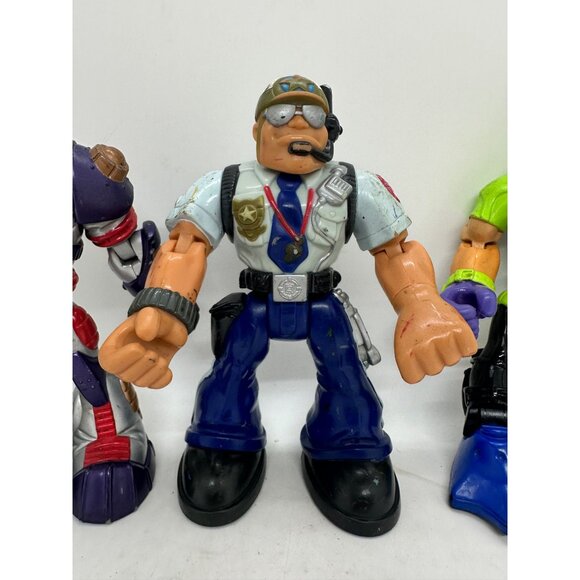 Rescue Heroes Action Figures Lot Of 3 - Matt Medic Jake Justice Gil Gripper - Fi - Picture 3 of 10